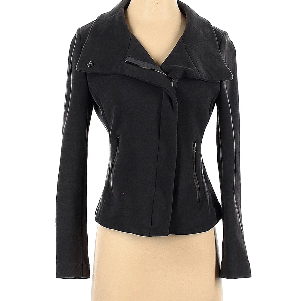 LOFT Ponte Zip Up Jacket